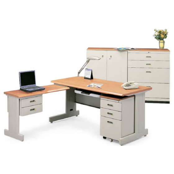 HU辦公桌L型(木紋/905)